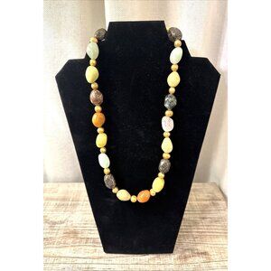 Chunky Genuine Stone Necklace